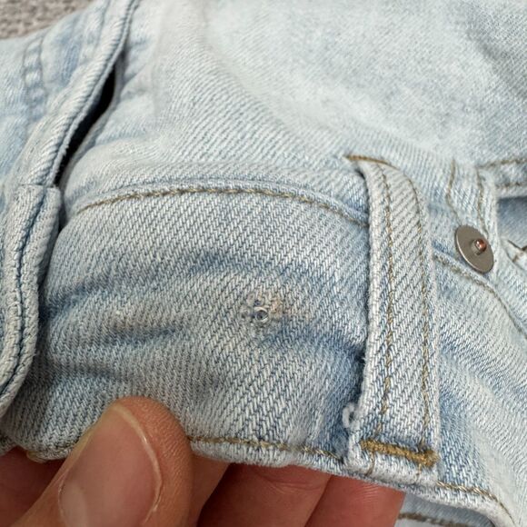 Madewell The Perfect Vintage Straight Leg Denim Jeans Womens 30 Light Wash Hemp - Picture 3 of 15